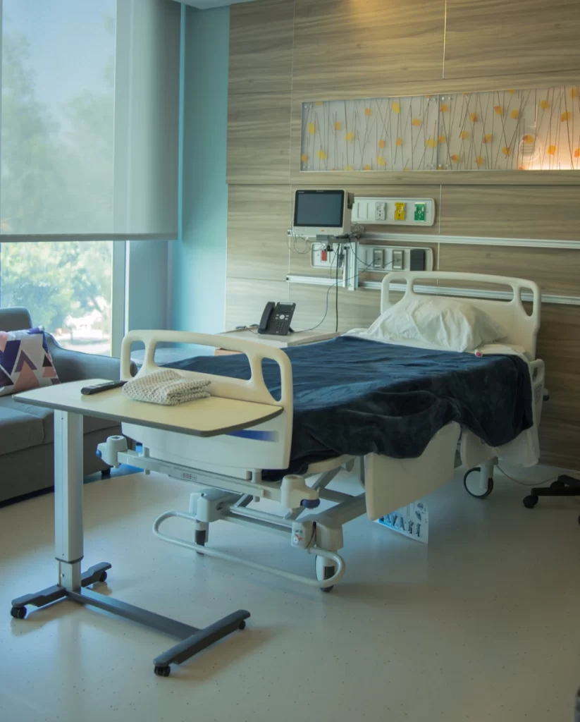 Patient Room in Quartz Medical Center